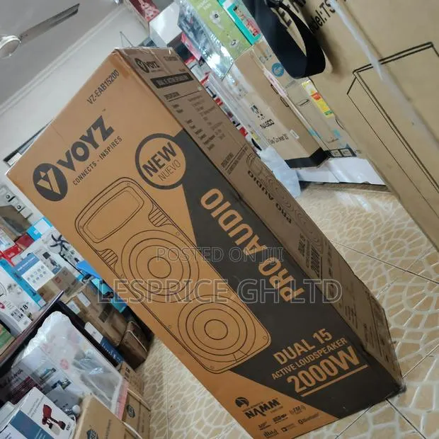 Super Efficient 2000W Bluetooth Speakers From Voyz · Photo 1