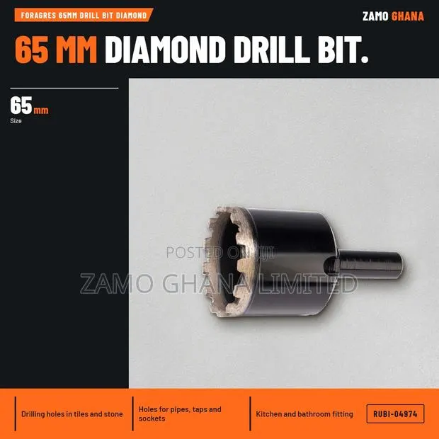 Foragres 65Mm Drill Bit Diamond - RUBI-04974 · Photo 1
