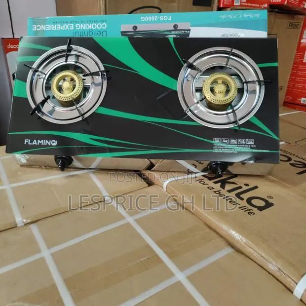 Nice and Portable 2 Burner Glass Top Gas Stove From Flamino · Photo 1