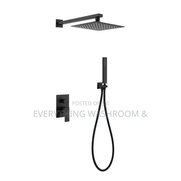 Concealed Bathroom Shower Black · Photo 1