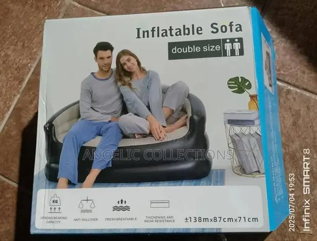Inflatable Sofa Double Size Air Pump · Photo 1