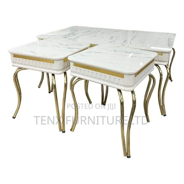 Coffee Table Buse Set (White Top) · Photo 1