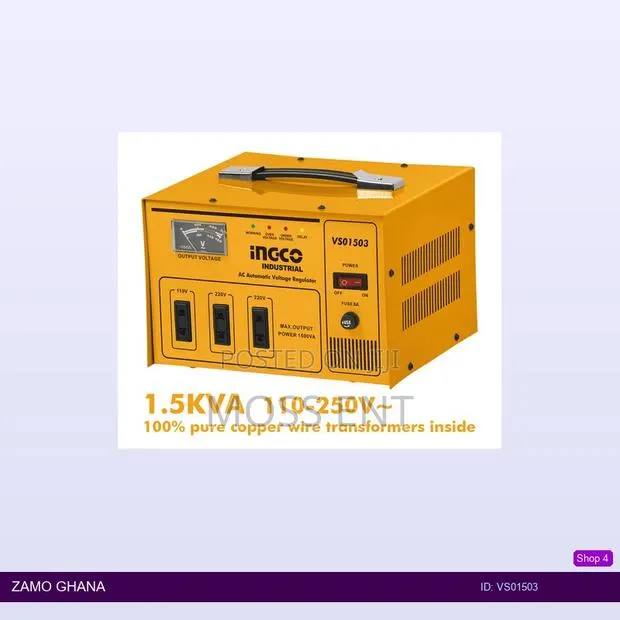 Ac Automatic Voltage - Vs01503 · Photo 1