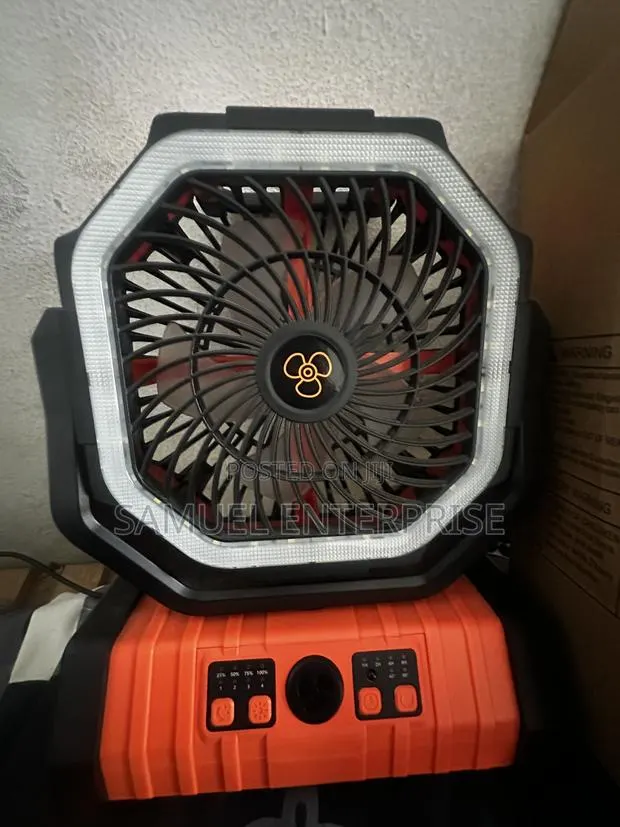 Fan With Light and Power Bank · Photo 1