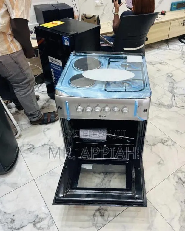 Well Design Ferre 60x60cm 2 Gas + 2 Electric Burner(Gray) · Photo 1