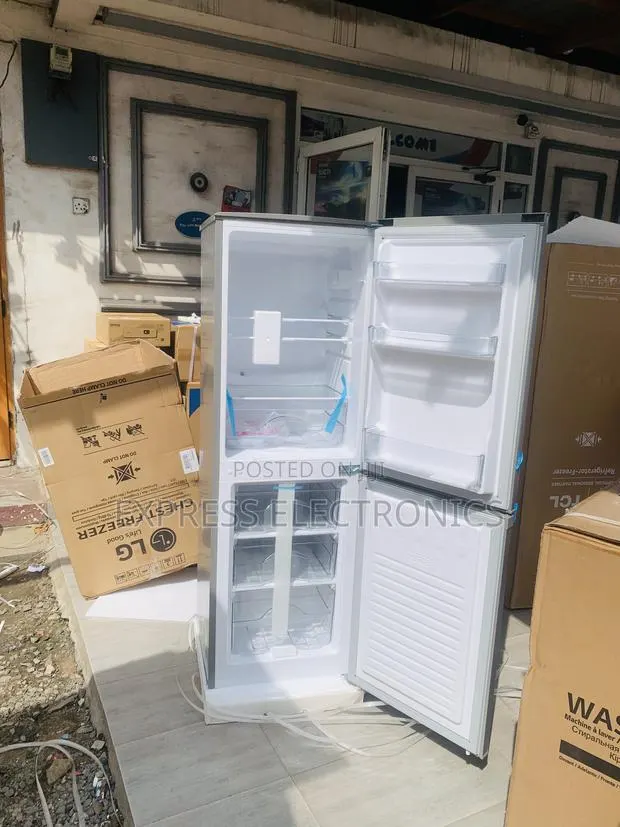 Cool Price Double Door Fridge TCL 185tfs Grudge Grey. · Photo 1
