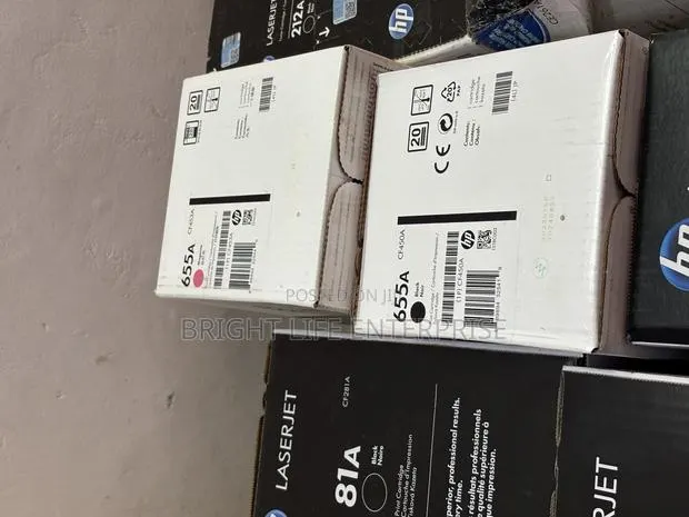 Hp 655a Black Toner Cartridge (Cf450a) · Photo 1