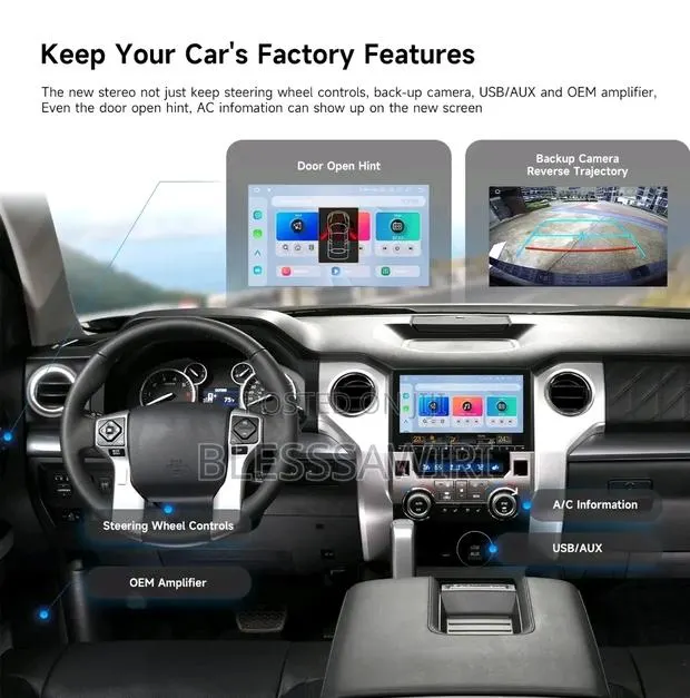 Toyota Tundra 2014-21 Dasaita 10.2" Android 13inch Touchscreen
