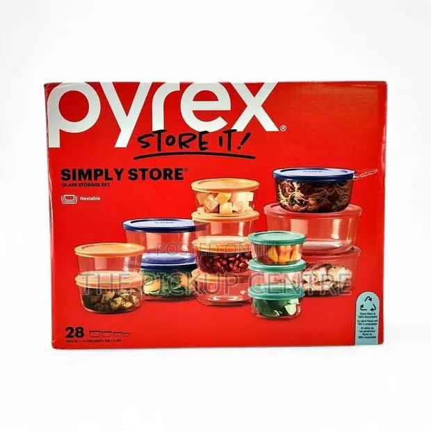 Pyrex Simply Store 28-Piece Glass Food Storage Set · Photo 1