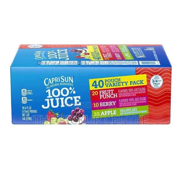 Caprisun 100% Juice Ready-to-Drink 40piece Variety Pack · Photo 1