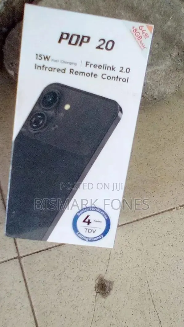 New Tecno Pop 20 64 GB Black · Photo 1