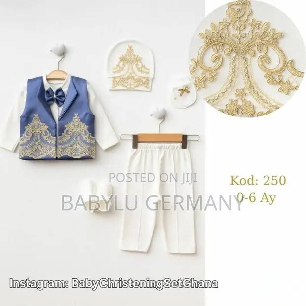 Luxury Baby Boy Suit Set With Hat, Shoes and Mittens · Photo 1