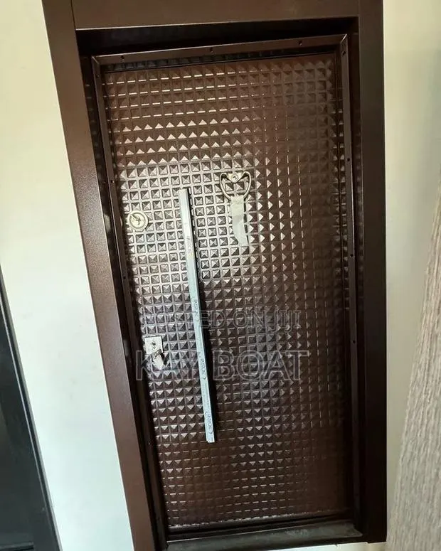A Vintage Brown Full Metal Door · Photo 1