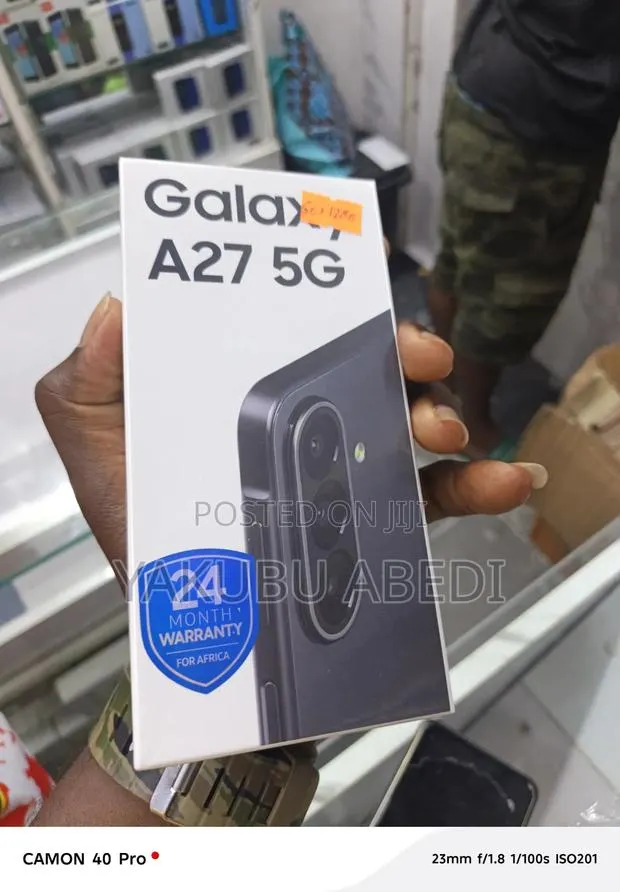 New Samsung Galaxy A27 128 GB Black · Photo 1