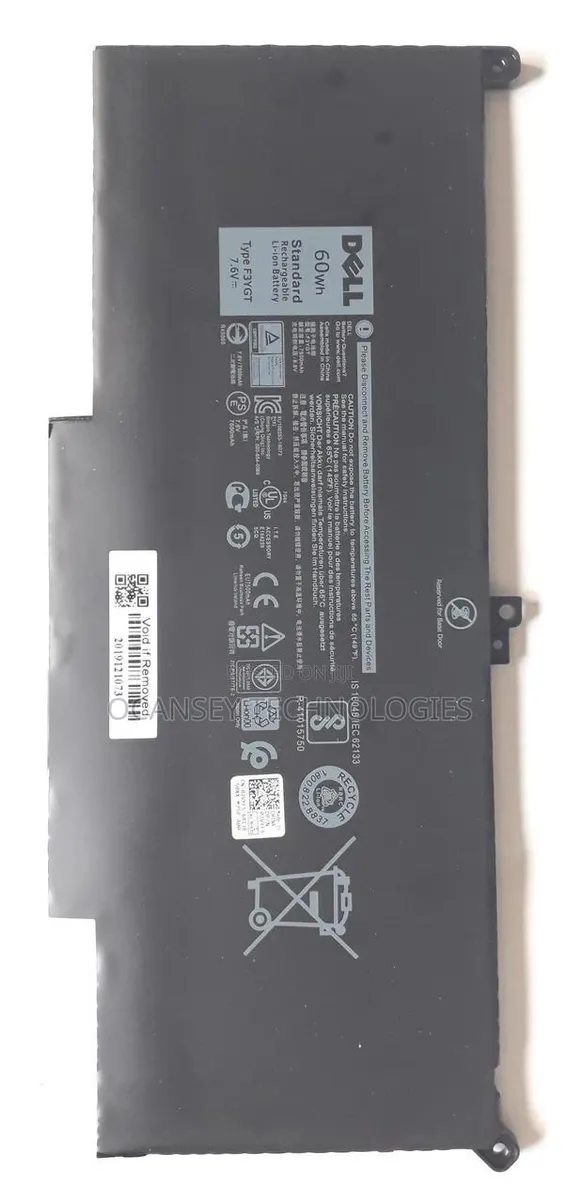 Original Dell Laptop Battery ( F3ygt ) Latitude E7280, E7480 · Photo 1