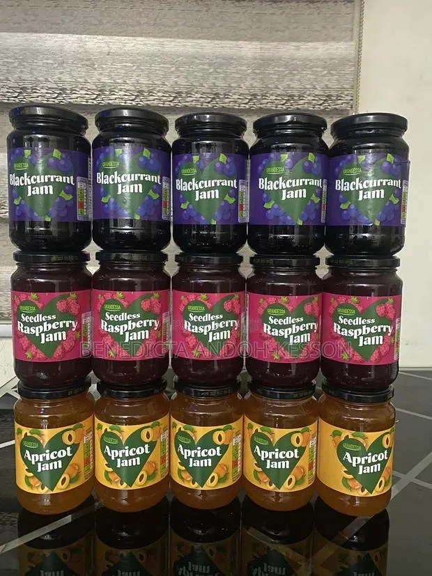 Grandessa Jam ( Apricot, Black Currant and Seedless Raspberries Jam) · Photo 1