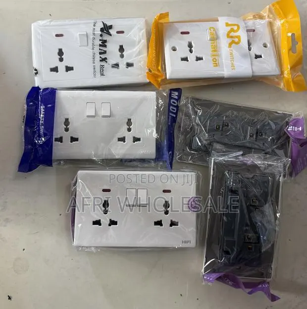 Original 13a Wall Multi Double Sockets · Photo 1