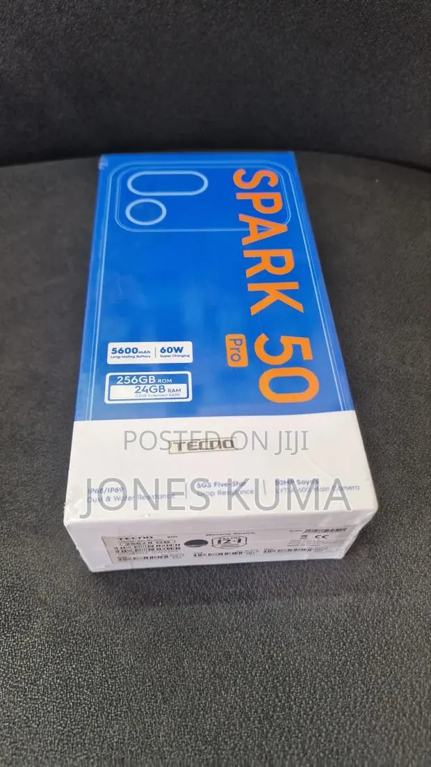New Tecno Spark 50 Pro 256 GB Black · Photo 1