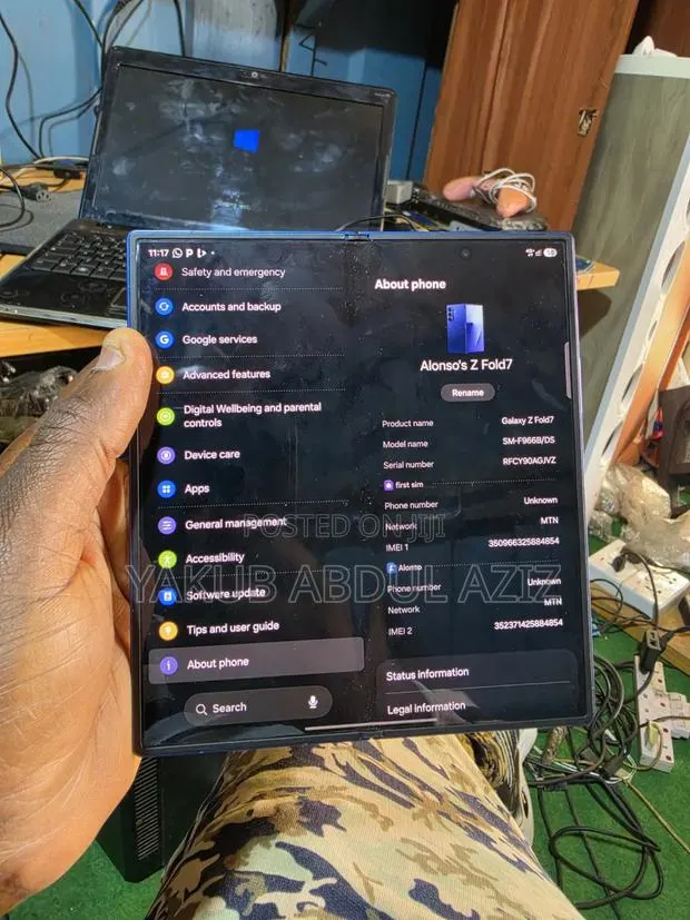 Samsung Galaxy Z Fold7 256 GB Blue · Photo 1