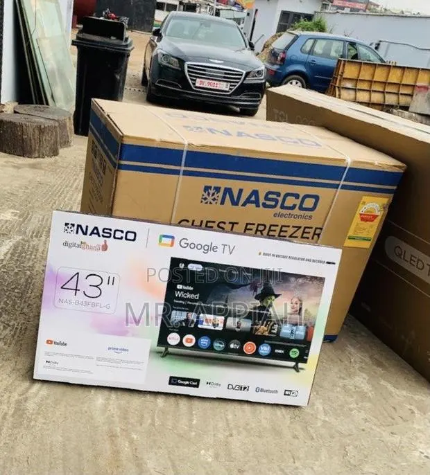 Extremely Classic Nasco 43” Full Hd Satellite TV(Black) · Photo 1