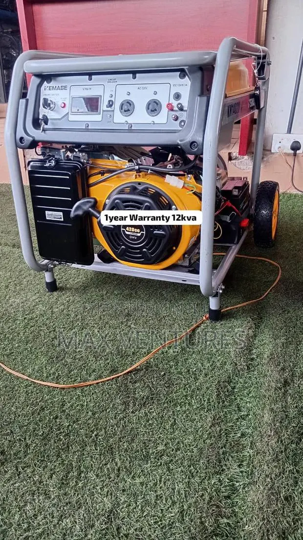 Kemage 12kVA Key Start Generator – Stable Power Supply 12kva · Photo 1
