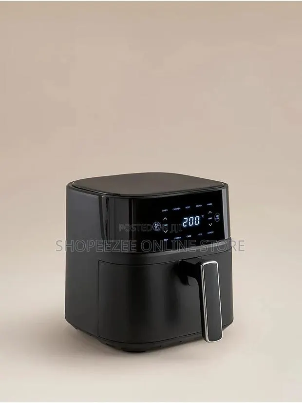 Black 6L Digital Air Fryer