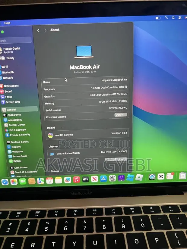 Laptop Apple MacBook Air 8GB Intel Core i5 SSD 128GB · Photo 1