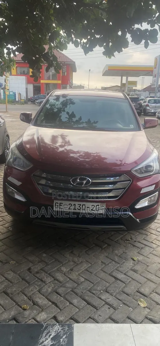 Hyundai Santa Fe 2014 Red · Photo 1