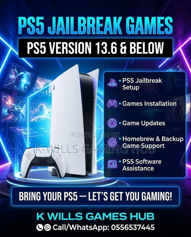 Ps5 Jailbreak Games Version 13.6 and Below