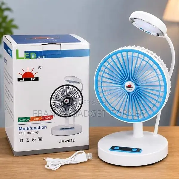 Rechargeable Fan + LED Light · Photo 1