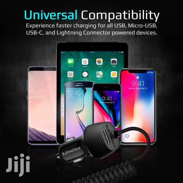 Promate Voltrip Multi-Connect Universal Car Charger+USB Port · Photo 4
