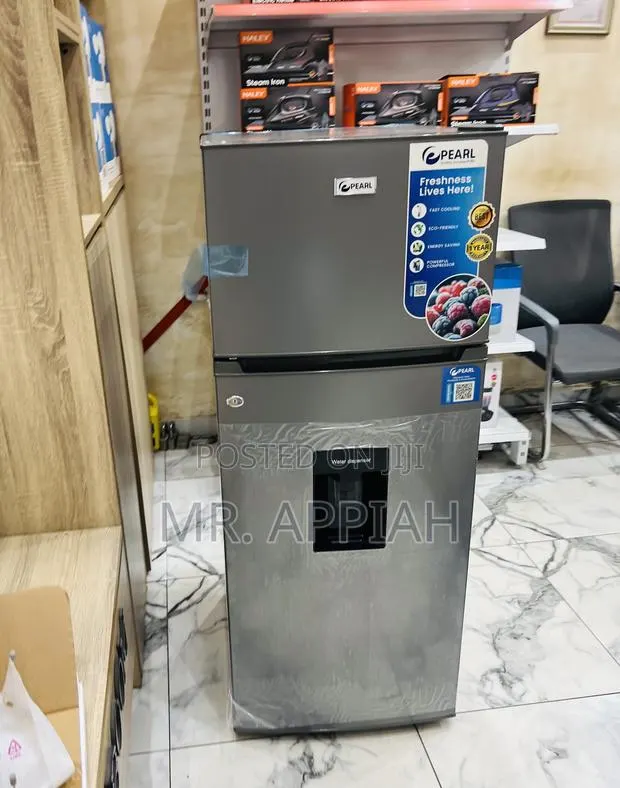 Check Out Original Pearl Pf-2521w0-5e 2 Door Fridge(Gray) · Photo 1