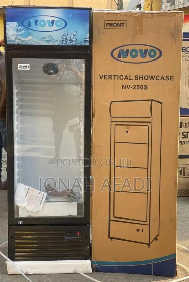 . Novo 233ltr Single Door Display Fridge NV-250S · Photo 1