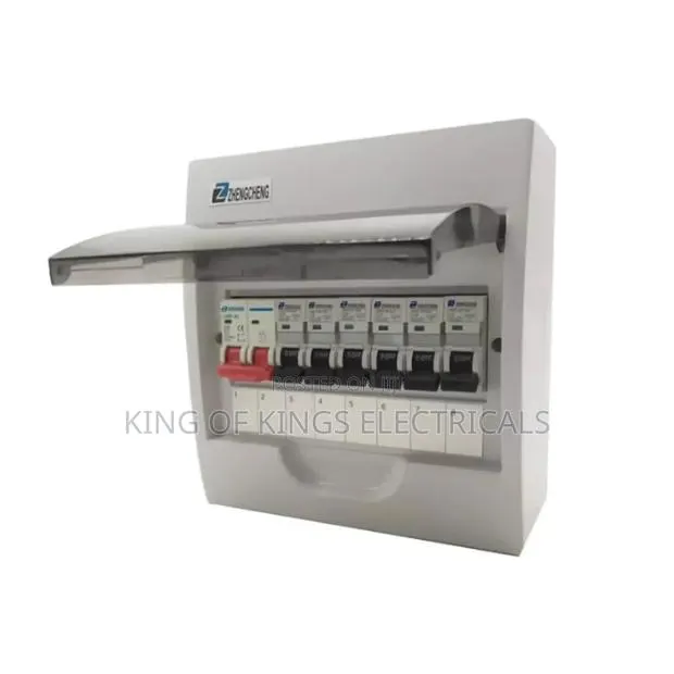 Surface Mount Distribution Box – 8 Way With Main Switch · Photo 1