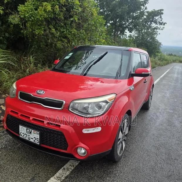 Kia Soul + 4dr Wagon (2.0L 4cyl 6A) 2015 Red · Photo 6