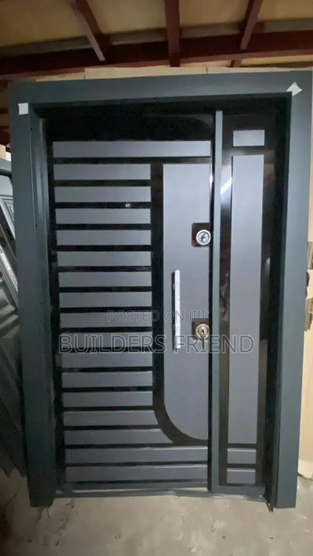 Gray One and Half Turkish Executive Entrance Door · Photo 1