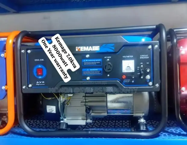 Kemage 7.0kva 8000watt Petrol Generator · Photo 1
