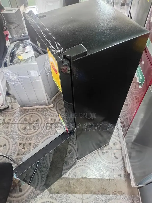 Black 243l Chic Luxury Two Door Fridge. · Photo 1