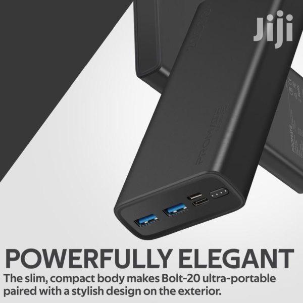 Promate Bolt-20 Compact Smart Charging Power Bank+USB Output · Photo 2