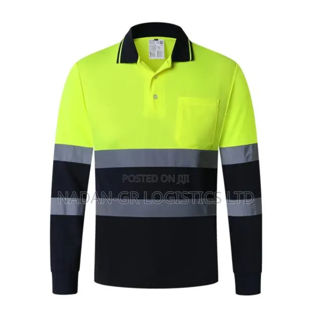 Reflective Polo Shirt( Long Sleeves)