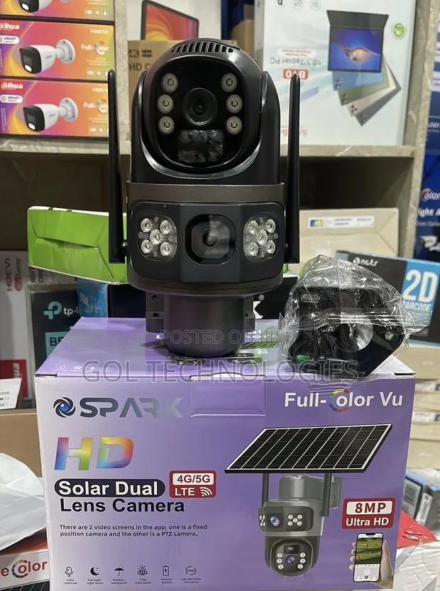 Dual Lens 4g Solar Camera Spark Ja- To8b-4g Eu 4g PTZ Solar Camera · Photo 1