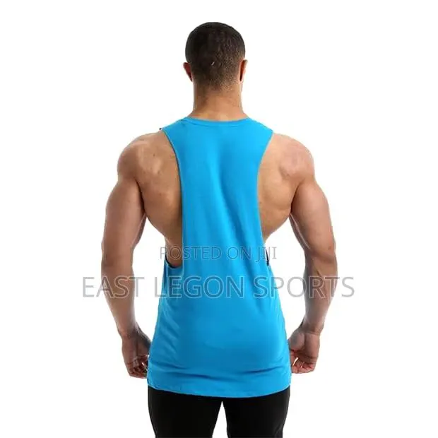 Men Vest Gym Gold Yellow Gym Training · Photo 1