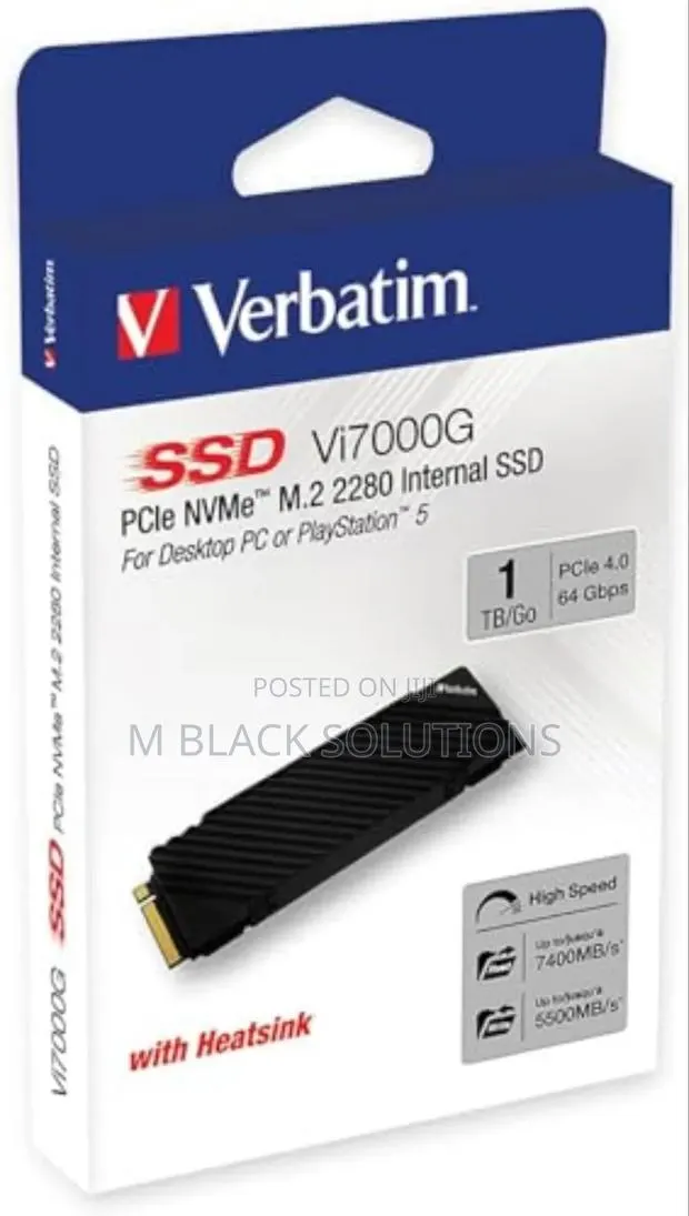 Verbatim Vi7000g 1tb SSD Internal for Ps5 · Photo 1