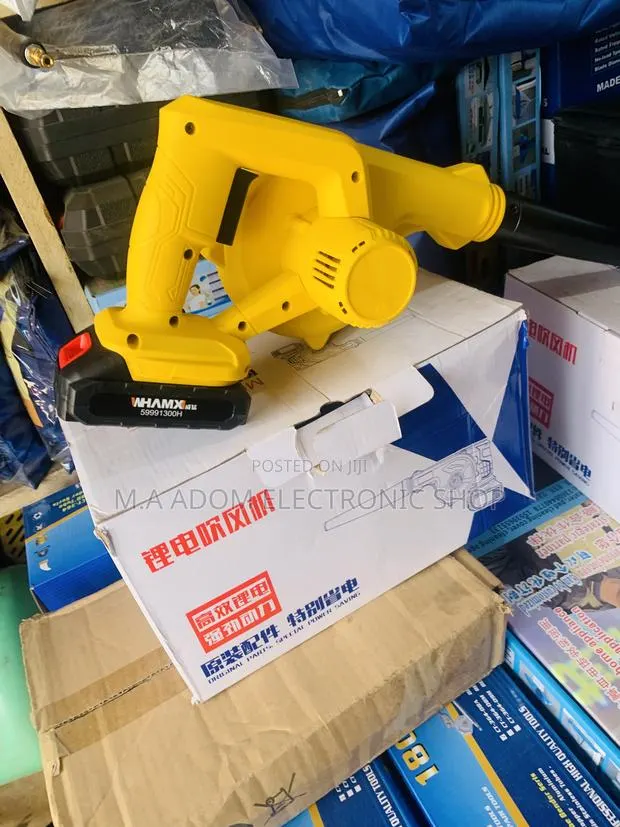 Yellow Color Cordless Blower · Photo 1