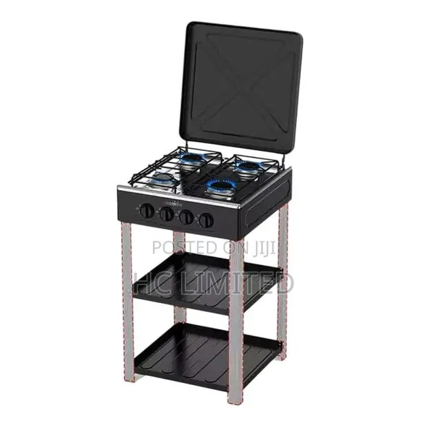 Decakila Gas Stove With Shelf + Legs - Kmgs018b · Photo 1
