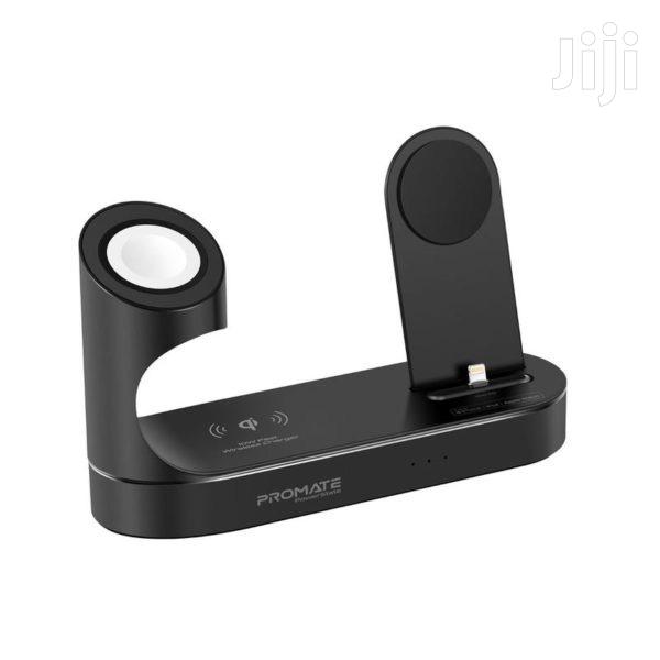 Promate Powerstate All-In-1 Wireless Charging Dock(Black) · Photo 1