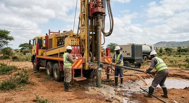 Community Borehole Drilling in Mankessim · Photo 1