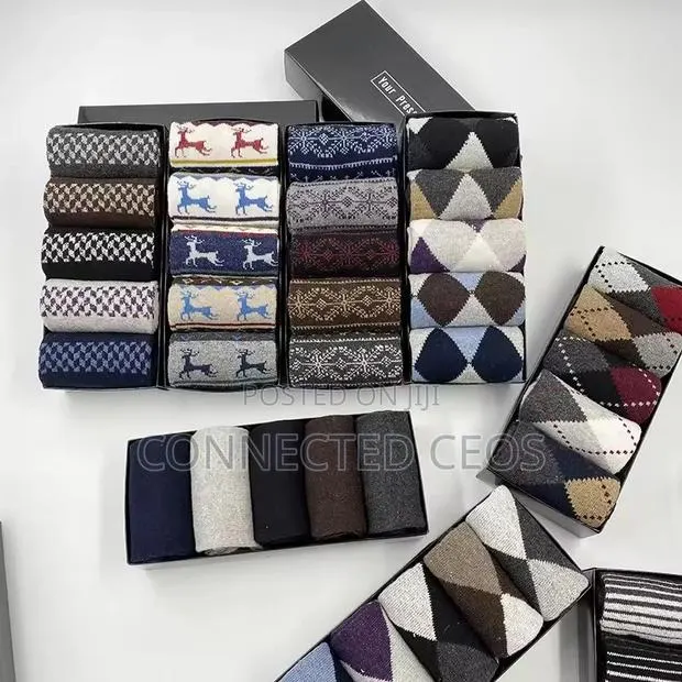 High Quality 5 Pairs Cotton Socks for Business Men. Keeps Legs Cool · Photo 1