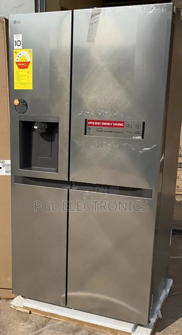Lg 674ltr Fridge With Uvnano Water Dispenser in Matte Black Finish · Photo 1