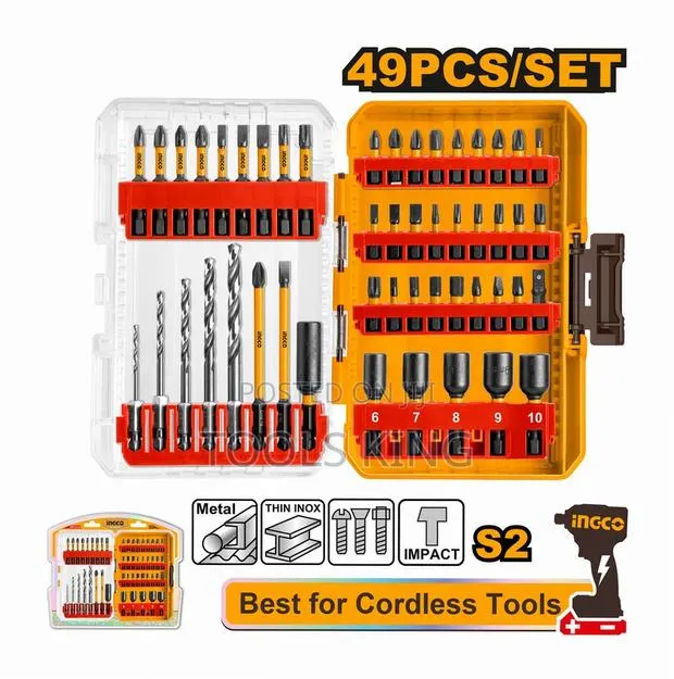 49 PCS Impact Screwdriver Bits - Akdl24906 · Photo 1
